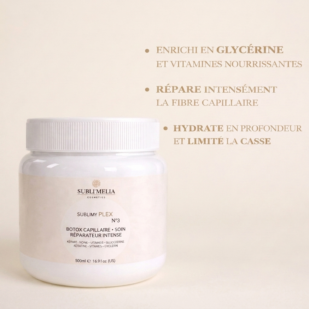 N°3 BOTOX CAPILLAIRE SUBLIM'plex GLYCÉRINE ET VITAMINES
