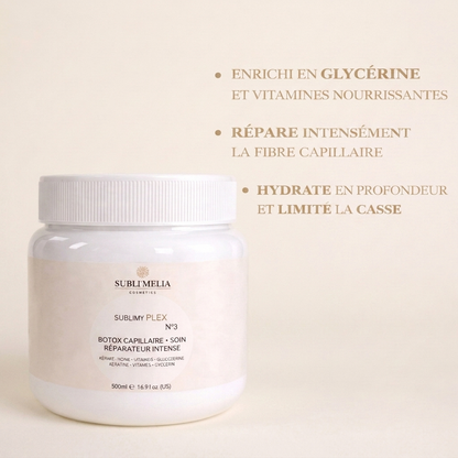 N°3 BOTOX CAPILLAIRE SUBLIM'plex GLYCÉRINE ET VITAMINES